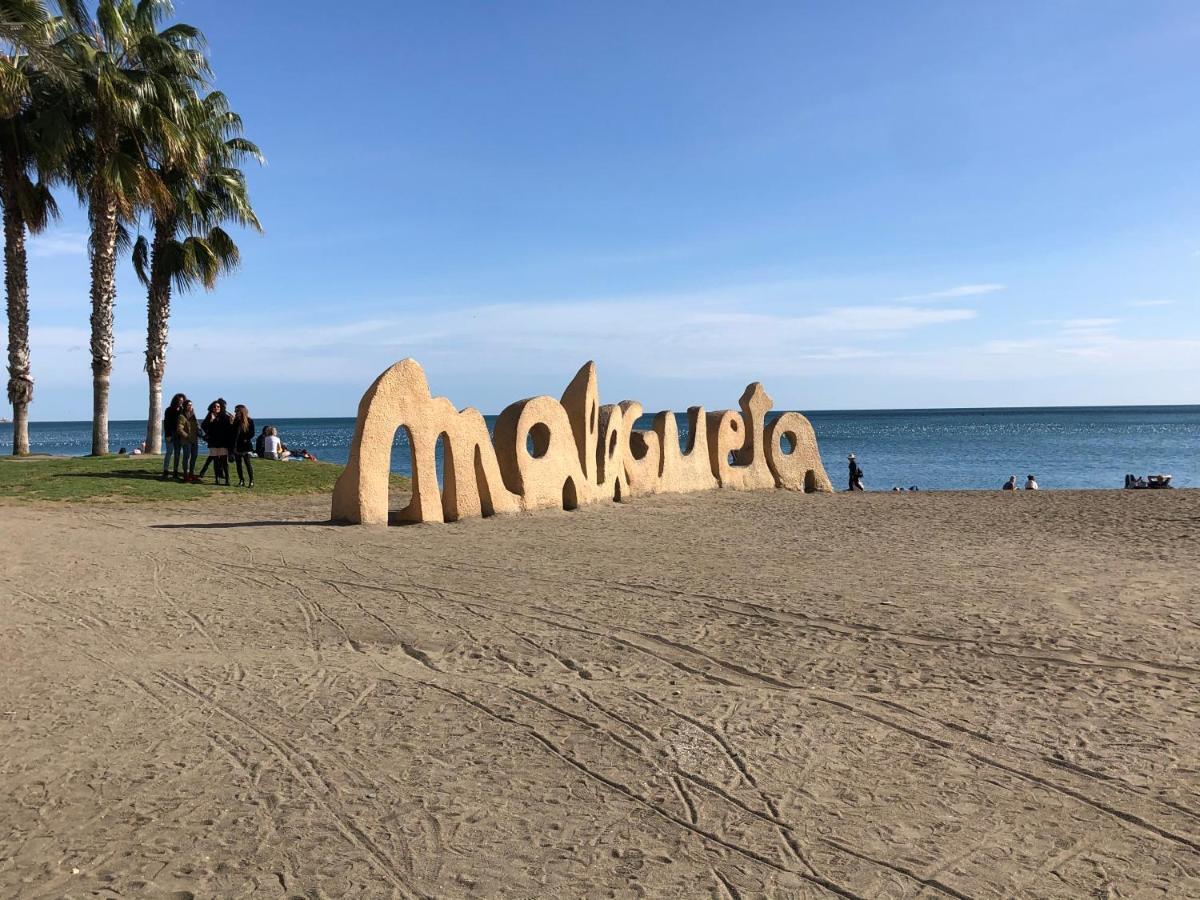Luminoso Y Coqueto Apartamento Con Jardin Málaga Esterno foto